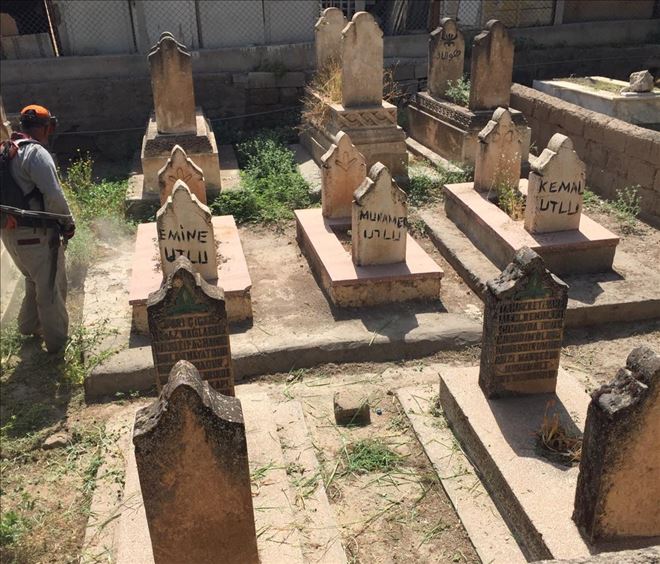 Nusaybin Zeynel Abidin mezarlığı temizlendi 