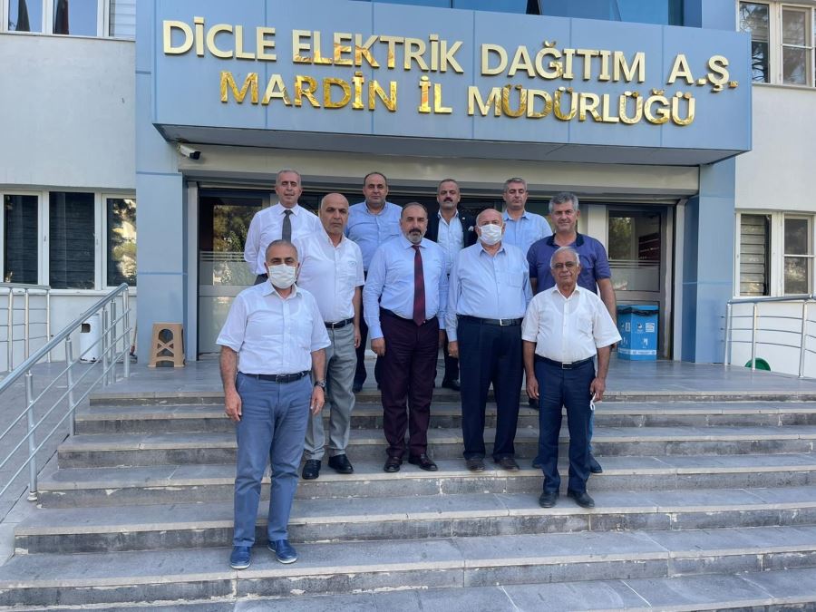 Mardin Ziraat Odaları İl Koordinasyon Kurulu, Çiftçilerin Elektrik sorunları İçin DEDAŞ yetkilileri ile görüştü