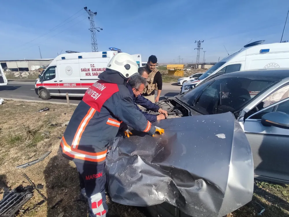 Nusaybin’de trafik kazası: 5 yaralı