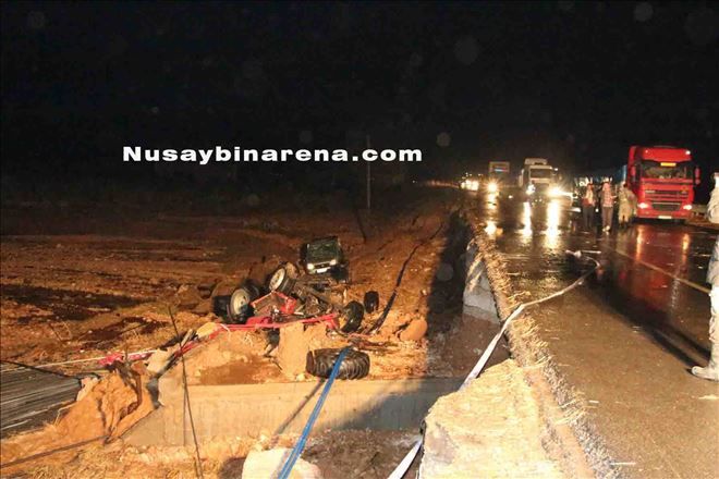 Nusaybin´de sel baskını 1 ölü 6 kişi yaralandı