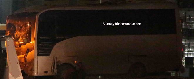 Polis Otobüsüne bombalı saldırı 9 polis ve 1 sivil yaralandı