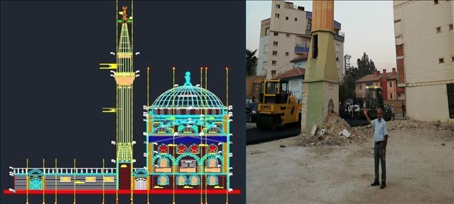 Nusaybin´de Muhtar Demirtaş´ın girişimleriyle Hacı Hedli Camisi projesi hazırlandı