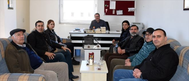 Nusaybin HDP Belediye Başkan Adayları Gazetecileri ziyaret etti