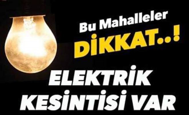 DEDAŞ´ Yine halka duyuru yapmadan kesinti yapacak!