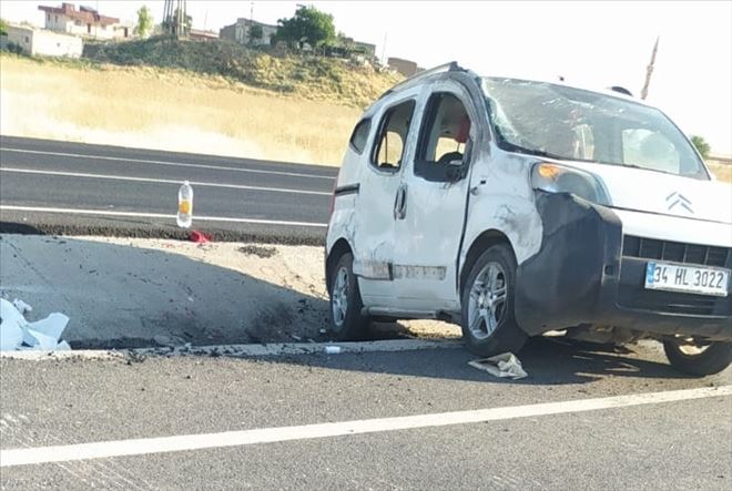 Nusaybin´de trafik kazası; 3 yaralı
