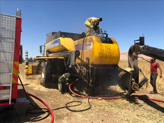 Nusaybin´de Biçerdöver´de yangın çıktı 