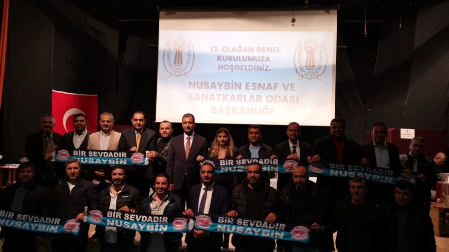Nusaybin Esnaf ve Sanatkarlar Odası Başkanı Ömer Özel rekor oyla güven tazeledi