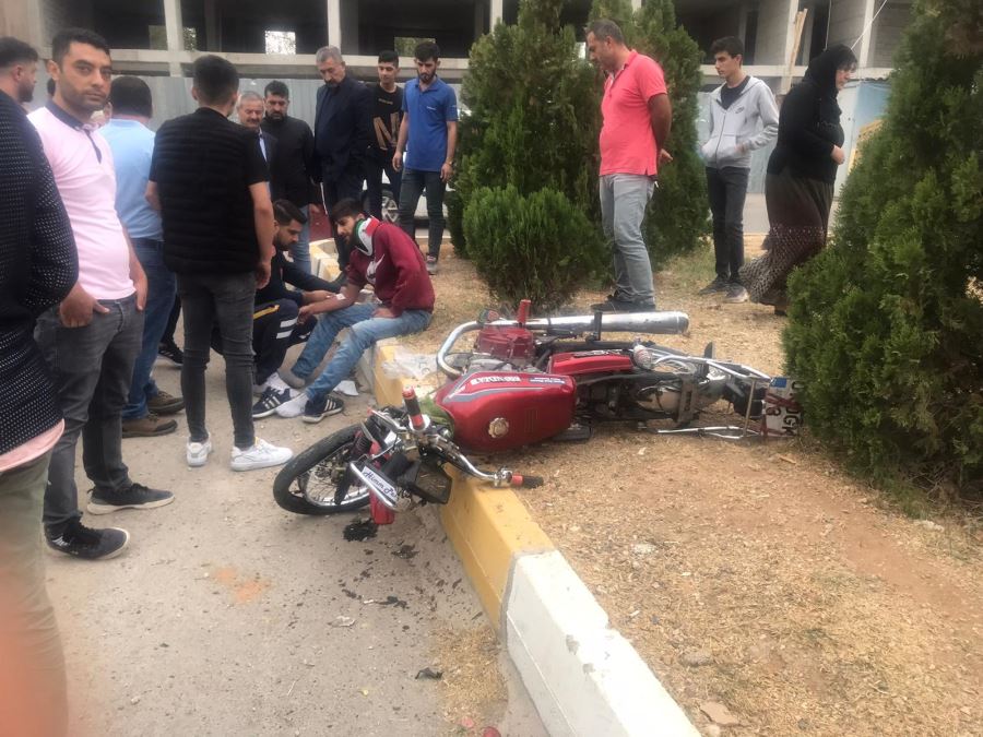 Nusaybin’de Motosiklet kazasında 2 kişi yaralandı