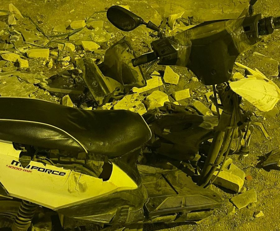 Nusaybin’de motosiklet kazası: 1 yaralı