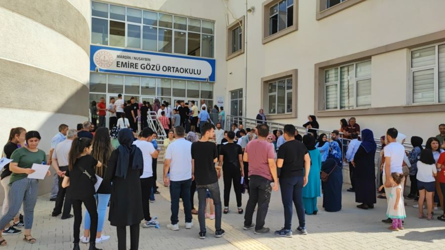 ÖSYM İlk defa Nusaybin ilçesinde YKS Sınavı yaptı   