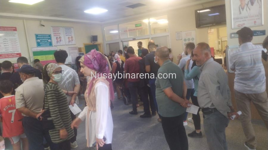 Nusaybin Devlet Hastanesi Acil Servisi  Hastalardan Dolup Taştı   