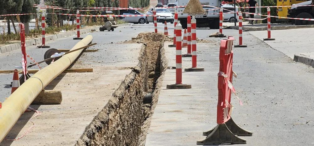 Nusaybin’de doğalgaz kazı çalışmasında bomba dolusu mutfak tüpü bulundu 