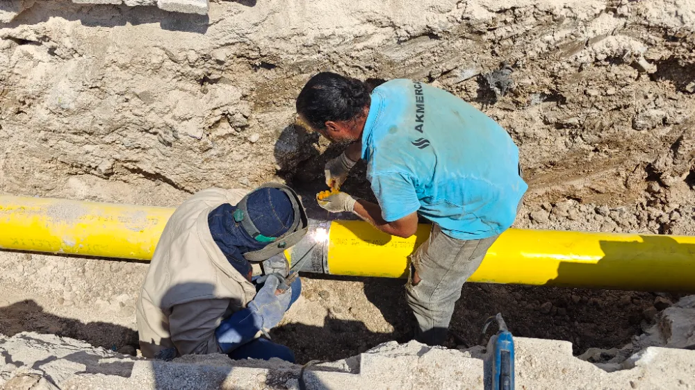 Nusaybin’de uzun bir süreden sonra doğalgaz çalışması başladı 