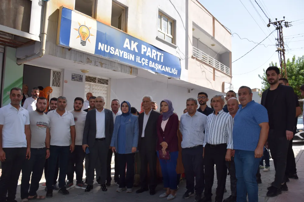 Ak Parti Şanlıurfa Milletvekili Yazmacı Nusaybin’de ziyaretlerde bulundu 