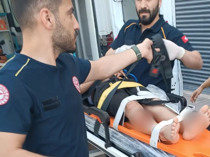 Nusaybin’de evin balkonundan düşen çocuk yaralandı