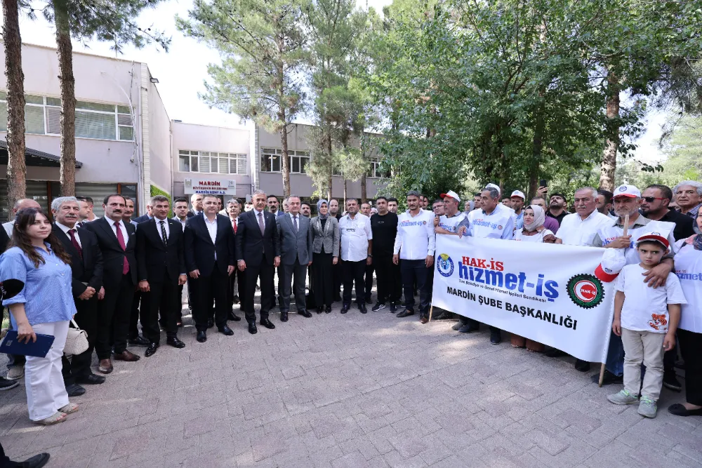 Mardin Büyükşehir Kent A.Ş. İşçilerine Büyük Müjde, En Düşük Maaş 40 Bin TL’ye Yükseltildi