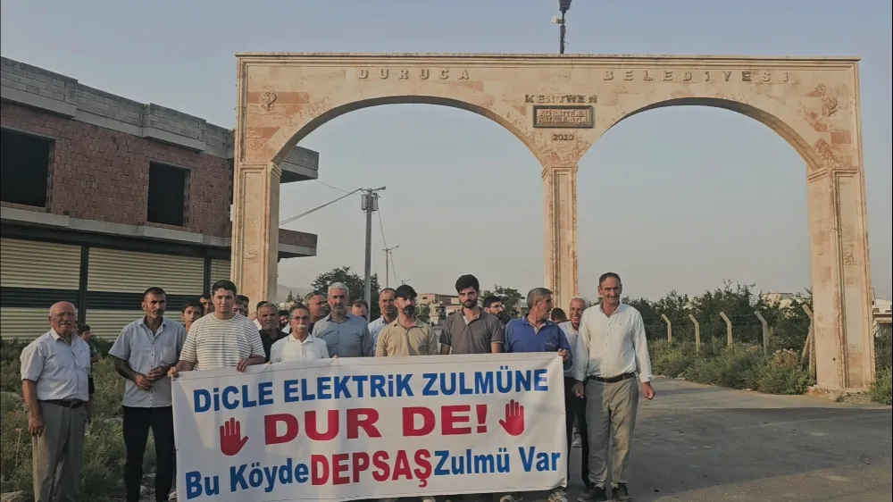 Nusaybin’de DEDAŞ’a Pankartlı Tepki: “Bu Köyde DEPSAŞ Zulmü Var”