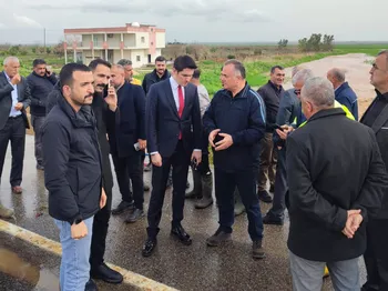 Nusaybin’de selden etkilenen bölgelerde inceleme