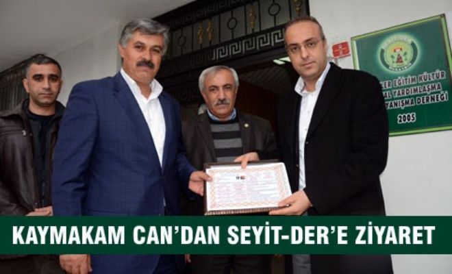 Nusaybin Kaymakamı Can`dan Seyit-der`e ziyaret