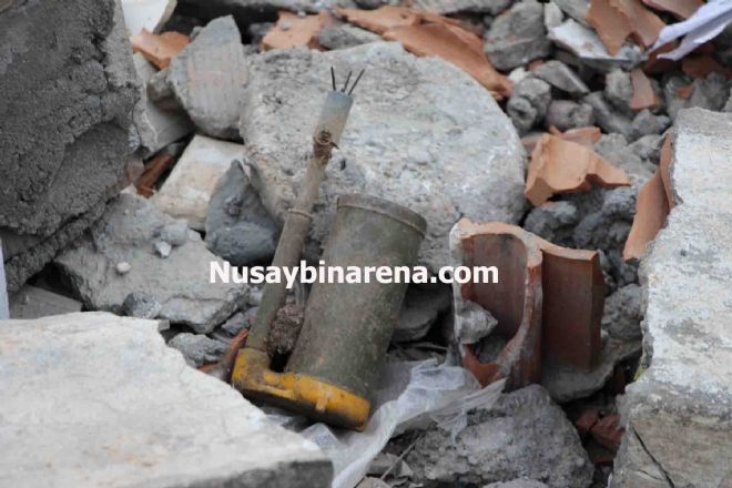 Nusaybin`de Çocuklar Okul Yanına Mayın Bıraktı